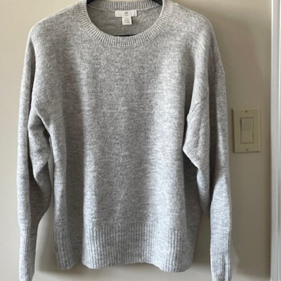 H&M Sweaters - H & M (L.O.G.G.) – Classic light grey wool like Sweater Size L